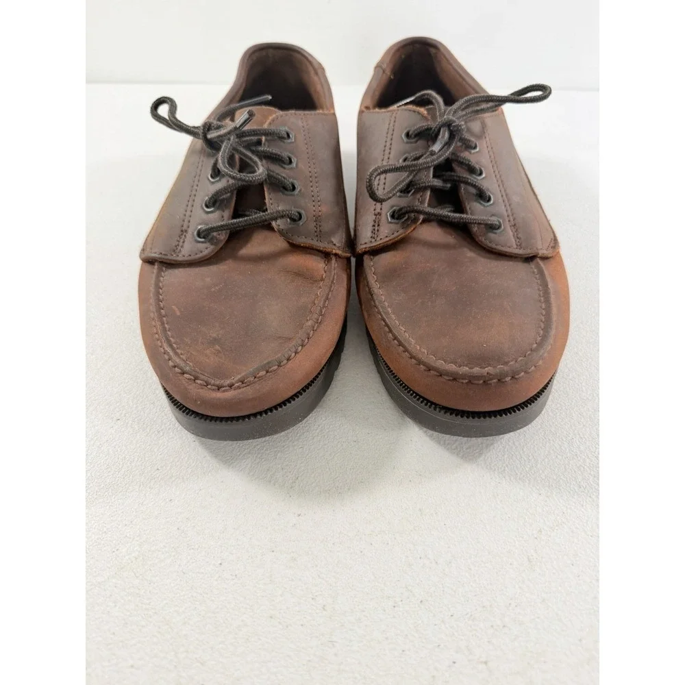 Vintage Eastland Falmouth Oxford Boat Shoes Mens 11.5 D Brown Leather Casual‎